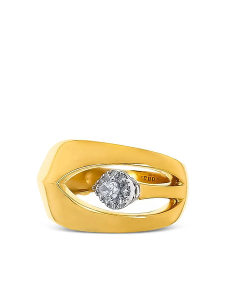  Yeprem 18k Yellow Gold Diamond Ring 