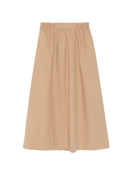  Yerse Elasticated-waistband Midi Skirt - Neutrals 