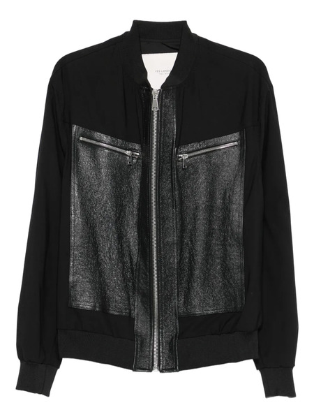  Yes London Panelled Zip-front Jacket - Black 