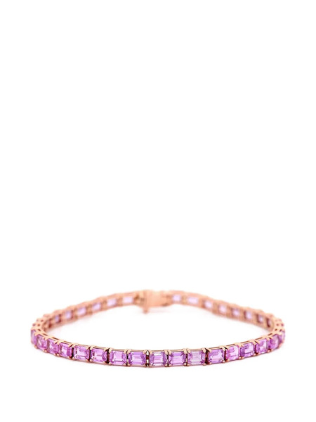  Yi Collection Pink Sapphire Tennis Bracelet 
