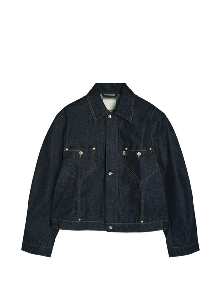  Ymc Button Denim Jacket - Blue 