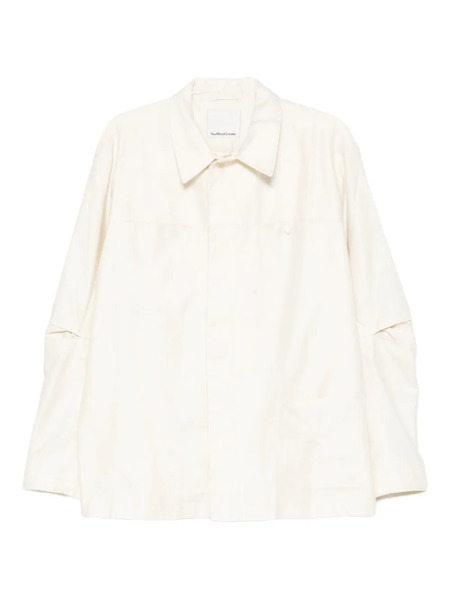  Ymc Split-cuff Shirt Jacket - Neutrals 