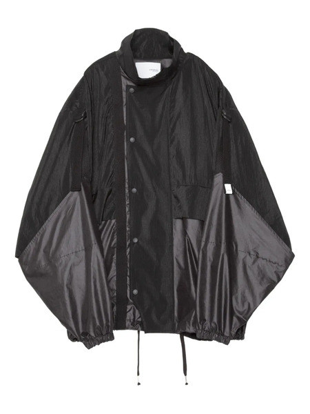  Yoshiokubo Panelled Drawstring Jacket - Black 