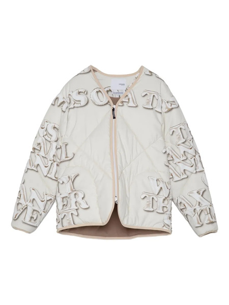  Yoshiokubo Quilted Zip-up Jacket - Neutrals 