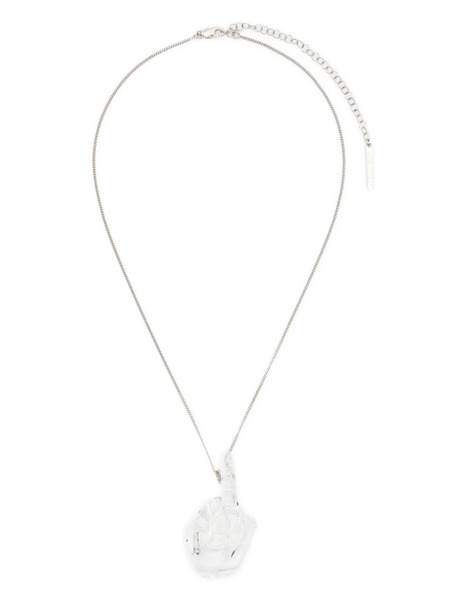  Y/project Finger Motif-pendant Necklace - Neutrals 
