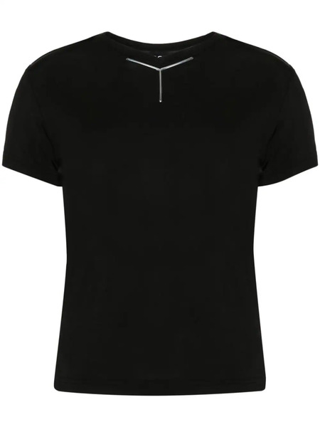  Y/project Logo-appliqué T-shirt - Black 
