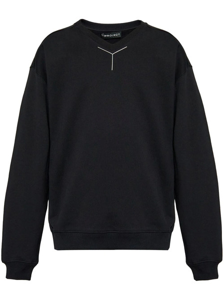  Y/project Logo-plaque Jumper - Black 