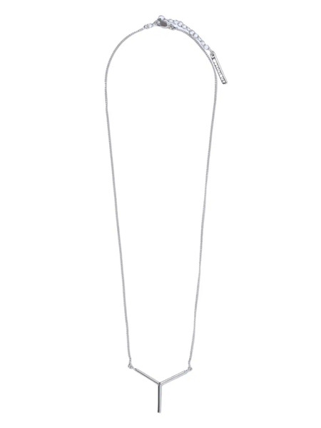  Y/project Mini Y Pendant Necklace - Silver 