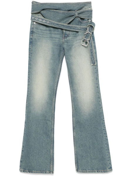  Y/project Wrap Belt Jeans - Blue 