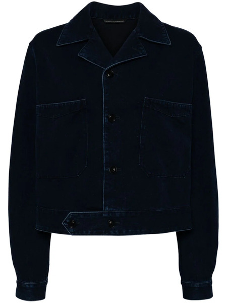  Y's Button Up Denim Jacket - Blue 