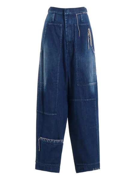  Y's Patchwork Jeans - Blue 