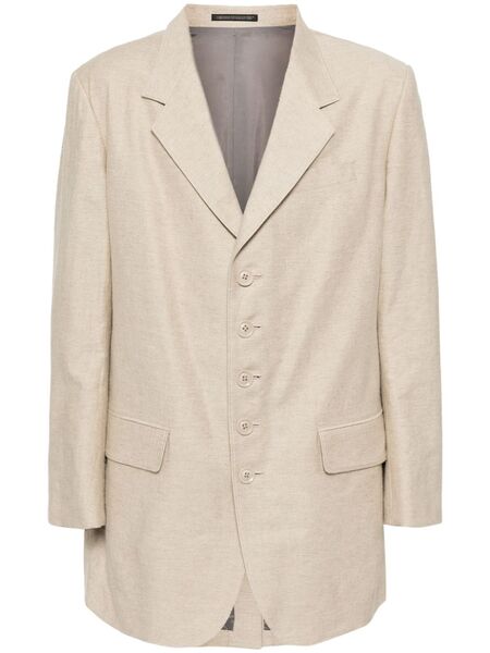  Y's Single-breasted Blazer - Neutrals 