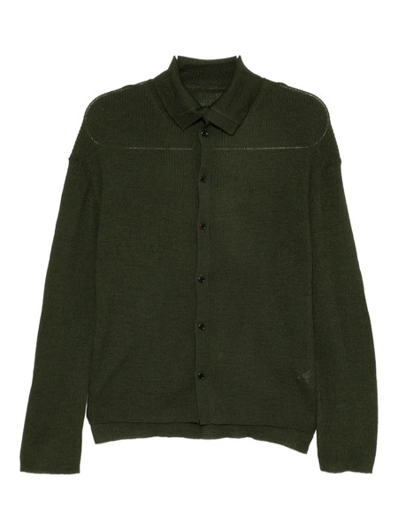  Y's Wool Cardigan - Green 