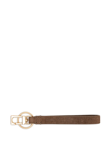  Yu Mei Suede Keyring - Brown 
