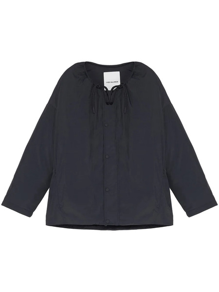  Yves Salomon Drawstring-neck Down Jacket - Blue 
