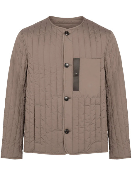  Yves Salomon Quilted Jacket - Neutrals 