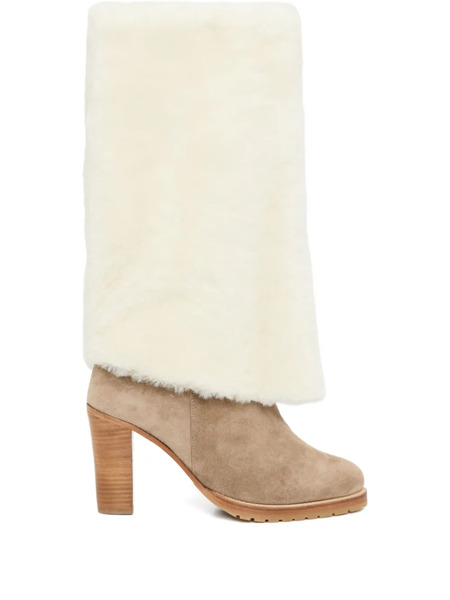  Yves Salomon Shearling Boots - Neutrals 