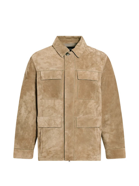  Yves Salomon Suede Jacket - Neutrals 