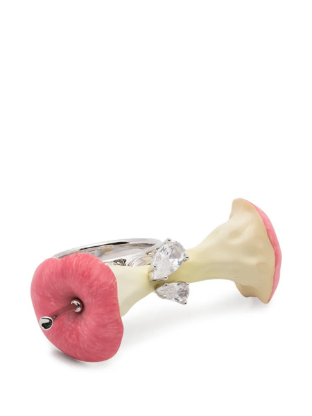  Yvmin Paradise/apple Core Spin Ring - Silver 