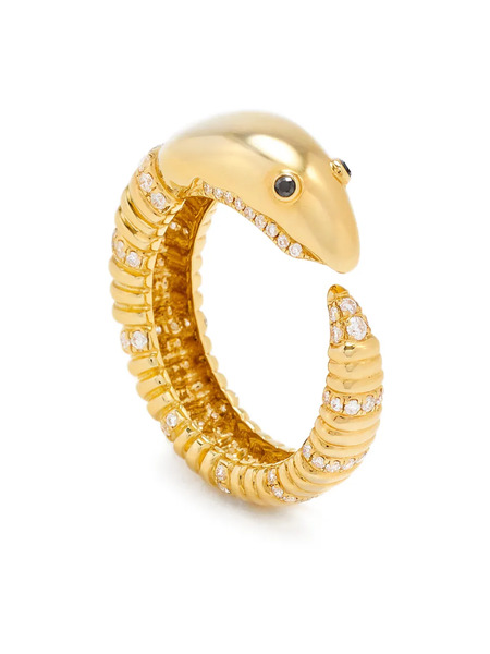  Yvonne Léon Crayfish Diamond Ring - Gold 