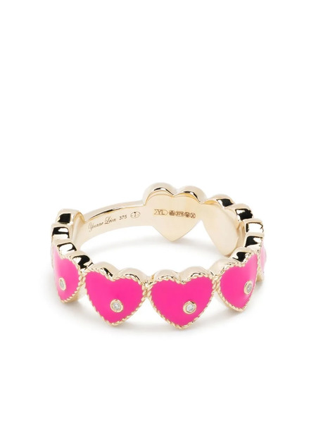  Yvonne Léon 9kt Yellow Gold Alliance Heart Ring 