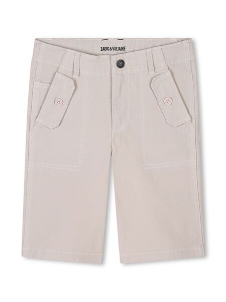 Zadig & Voltaire Kids Canvas Bermuda Shorts - Neutrals 