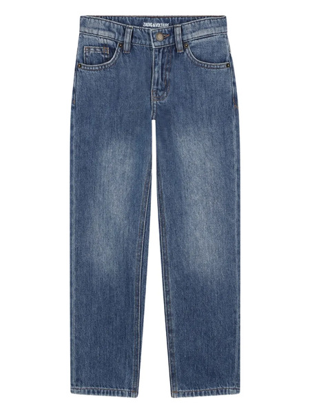  Zadig & Voltaire Kids Logo-patch Jeans - Blue 