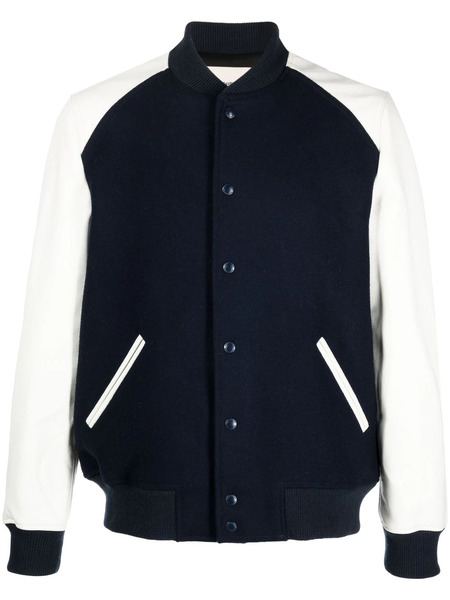 Zadig&voltaire Birdih Panelled Bomber Jacket - Blue 