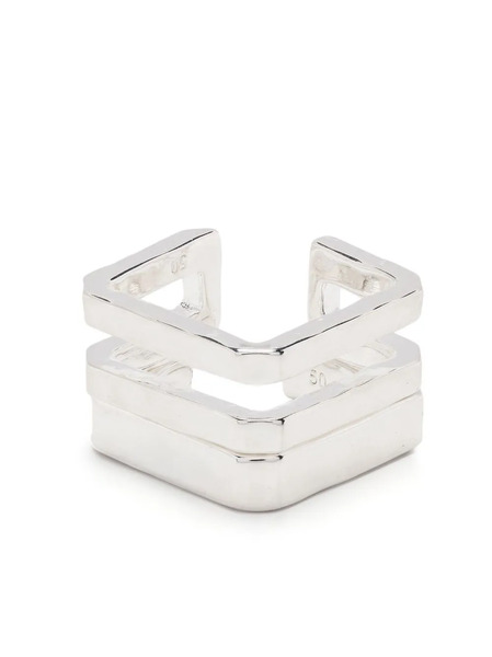  Zadig&voltaire Brass Angular Ring - Silver 