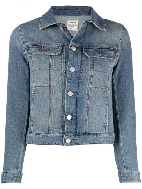  Zadig&voltaire Button-front Denim Jacket - Blue 