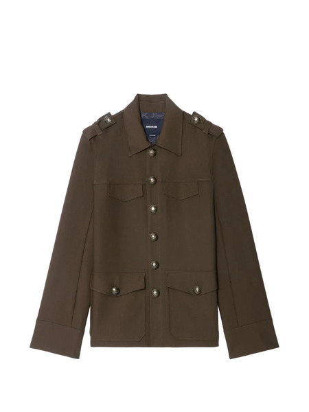  Zadig&voltaire Button Pocket Jacket - Green 