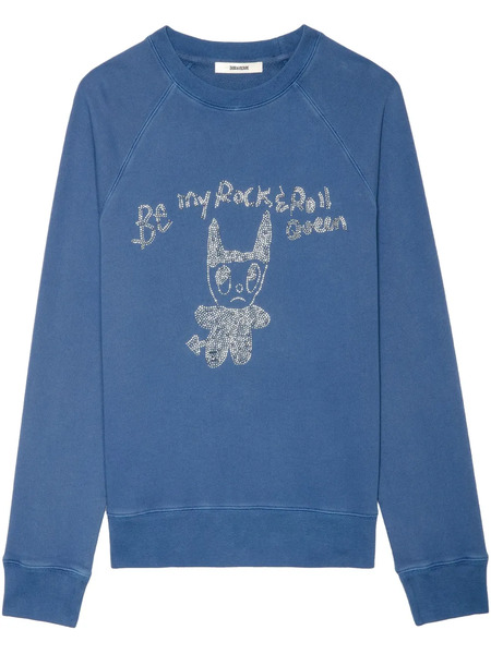  Zadig&voltaire Devil Queen Sweatshirt - Blue 