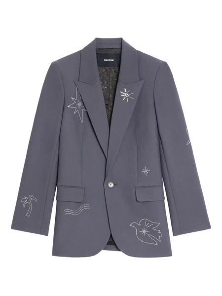  Zadig&voltaire Embellished Blazer - Grey 