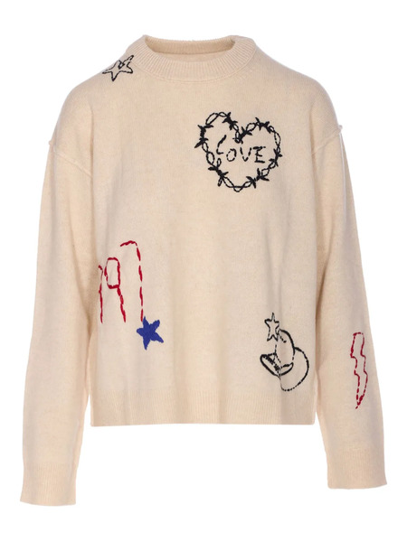  Zadig&voltaire Embroidered Sweater - Neutrals 
