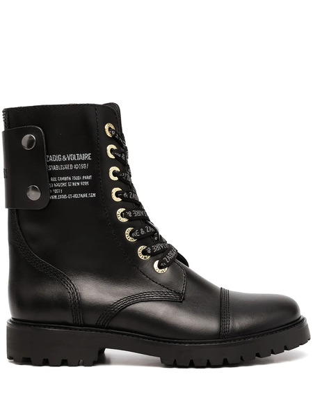  Zadig&voltaire Joe Combat Boots - Black 