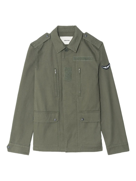  Zadig&voltaire Kido Skull-embroidered Jacket - Green 