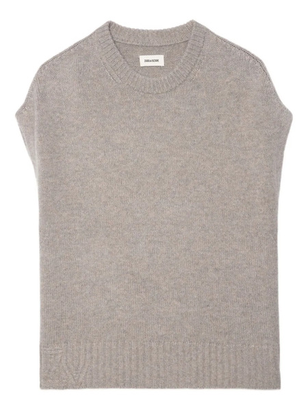  Zadig&voltaire Knitted Sleeveless Vest - Neutrals 