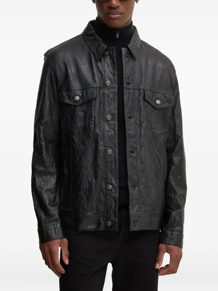  Zadig&voltaire Leather Button-fastening Jacket - Black 