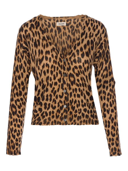  Zadig&voltaire Leopard-print Button Cardigan - Brown 