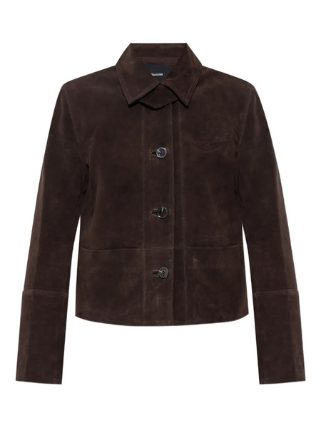  Zadig&voltaire Lessa Button-up Jacket - Brown 