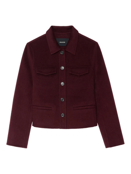  Zadig&voltaire Liam Button-fastening Cropped Jacket - Red 