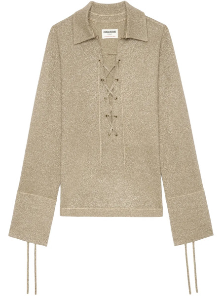  Zadig&voltaire Listy Knitted Top - Gold 