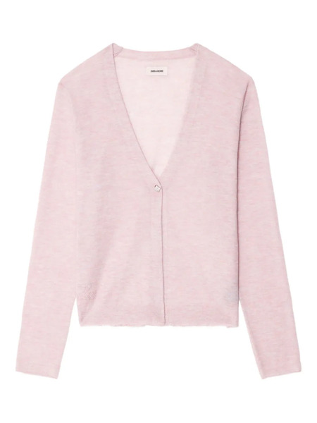  Zadig&voltaire Manylla Button-front V-neck Cardigan - Pink 