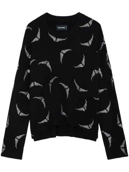  Zadig&voltaire Markus Strass Wings Jumper - Black 