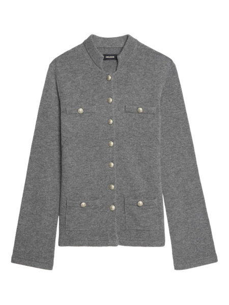  Zadig&voltaire Mélange-effect Cardigan - Grey 