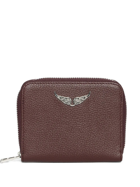  Zadig&voltaire Mini Grained Leather Wallet - Purple 