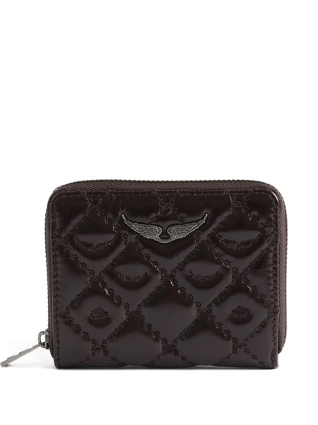  Zadig&voltaire Mini Monogram Quilted Mini Wallet - Brown 