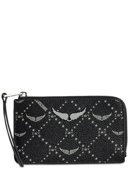  Zadig&voltaire Monogram Card Holder - Black 