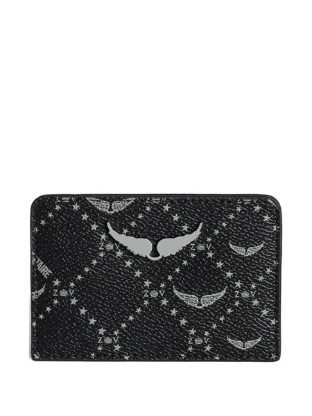  Zadig&voltaire Pass Monogram Cardholder - Blue 