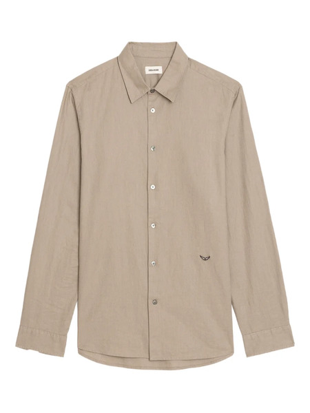  Zadig&voltaire Sid Button Shirt - Neutrals 